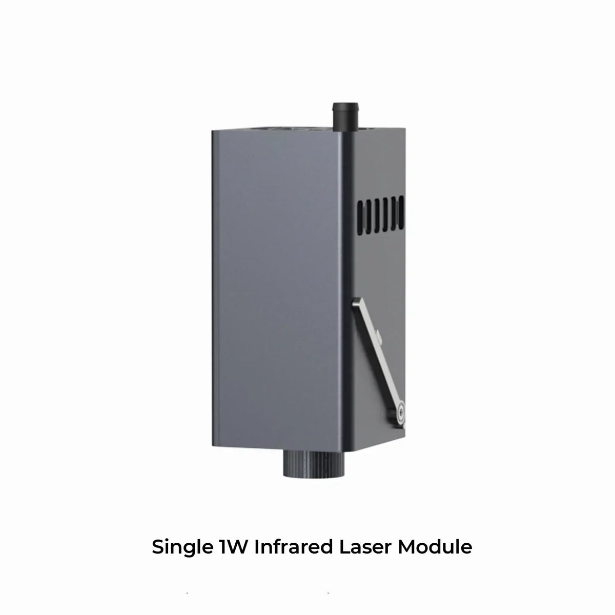 Infrared laser module guide for metal and plastic engraving