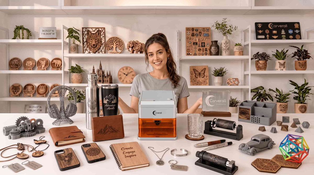 Carverall A1PRO Mini laser engraver for makers and 3D printing fans