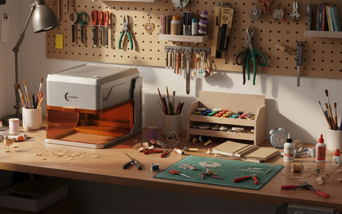 Creative hobbies and DIY laser engraving projects