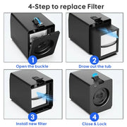MD2 purifier filter replacement steps