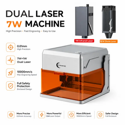 Carverall A1 Pro with 7W diode and 1W infrared laser