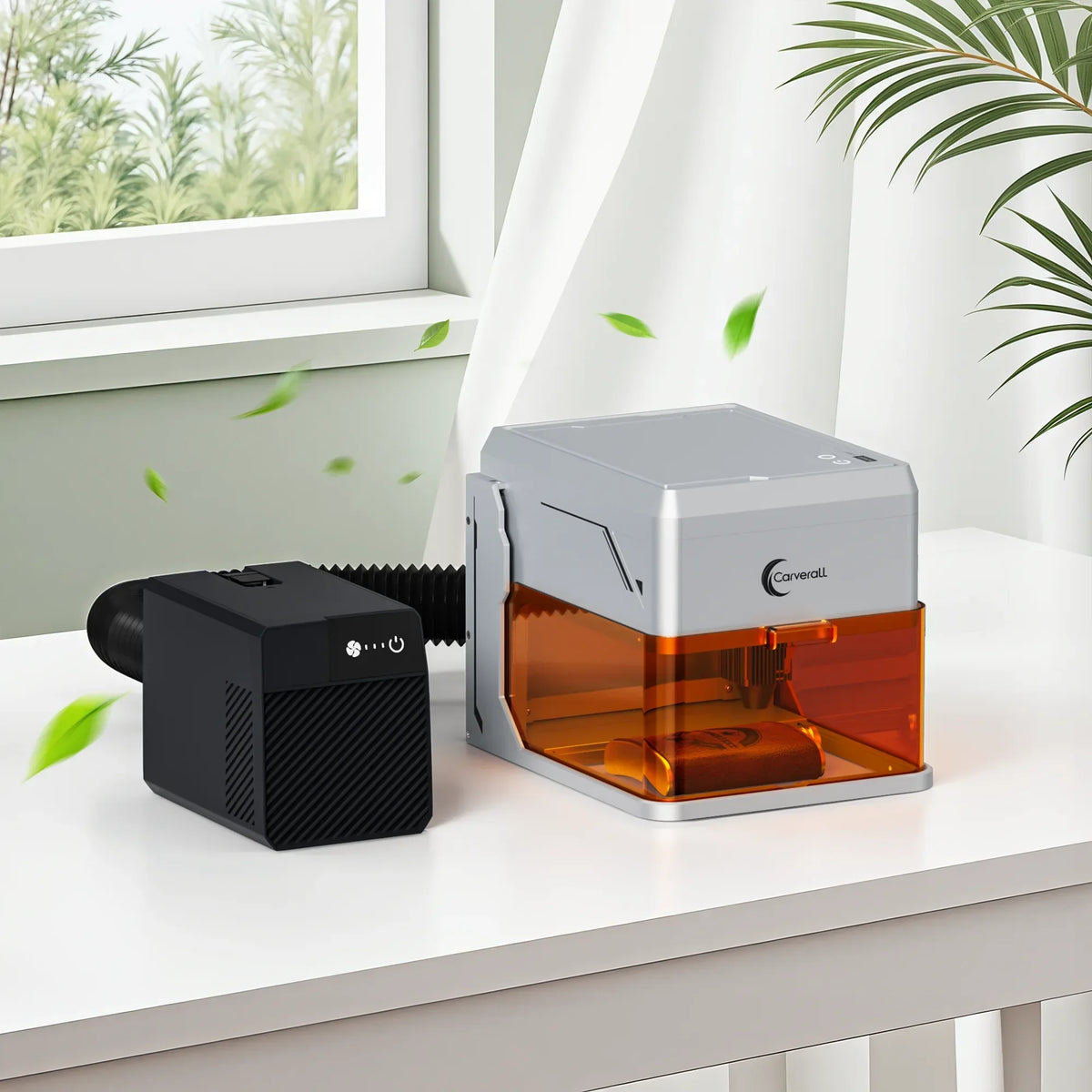 Carverall A1Pro with MD2 purifier setup