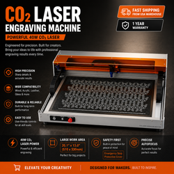 Carverall C1 CO2 laser engraver angled product view