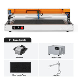 Carverall C1 45W CO2 Laser Engraving Machine | Large Work Area 640x350mm