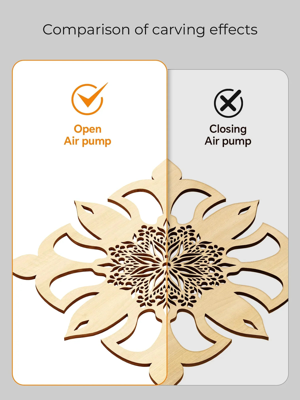 Carverall laser engraver air pump detail