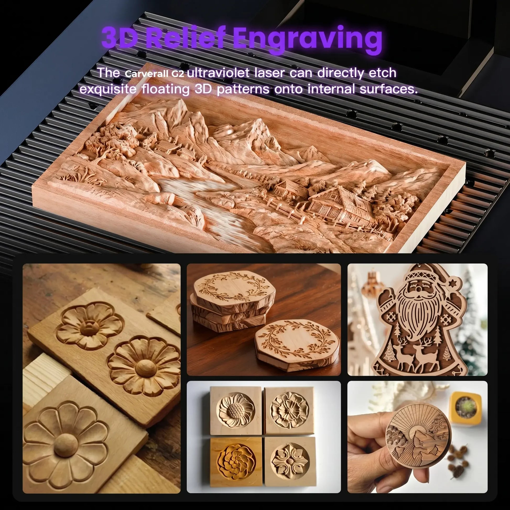 Carverall G2 UV Laser Engraving Machine