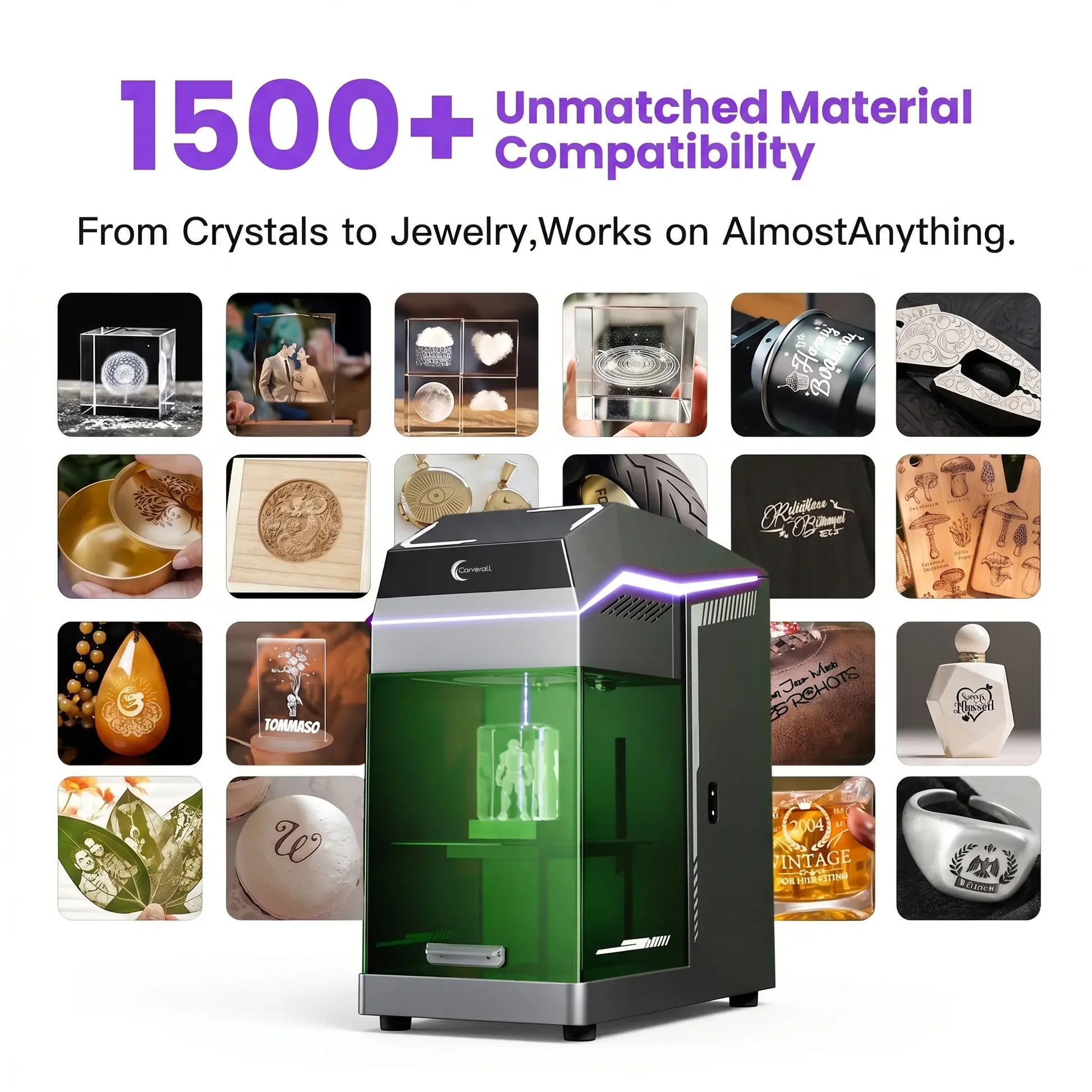 Carverall G2 UV Laser Engraving Machine
