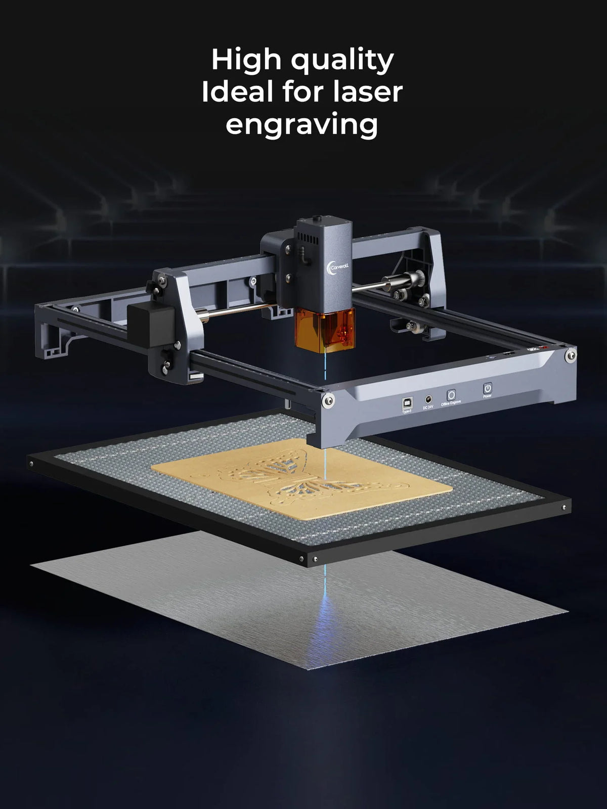 K15 Pro honeycomb panel for cleaner cutting