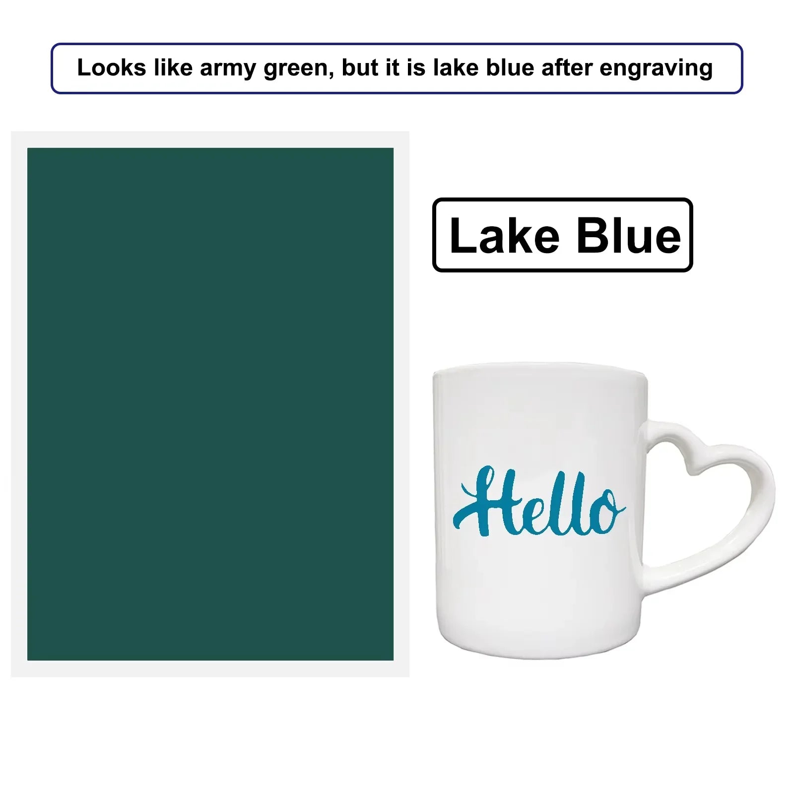 Color laser film compatible material example