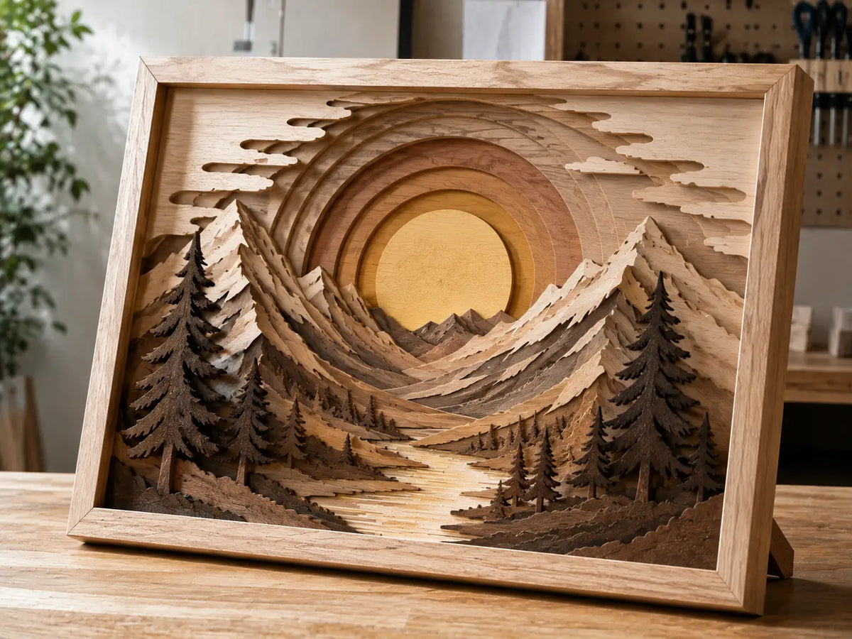 Layered Wood Art