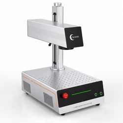 Carverall Z12 fiber laser engraving machine angled product view