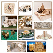 Basswood sheet showcase for laser engraving