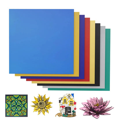 Multi-color film for laser engraving main image