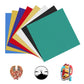 Laser engraving multi-color film material sample