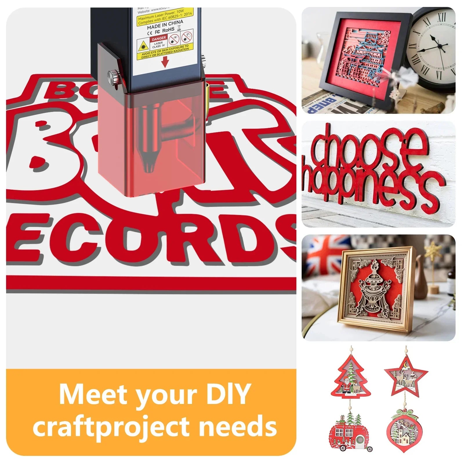 Color film for DIY laser engraving crafts