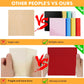 Laser engravable color film material view