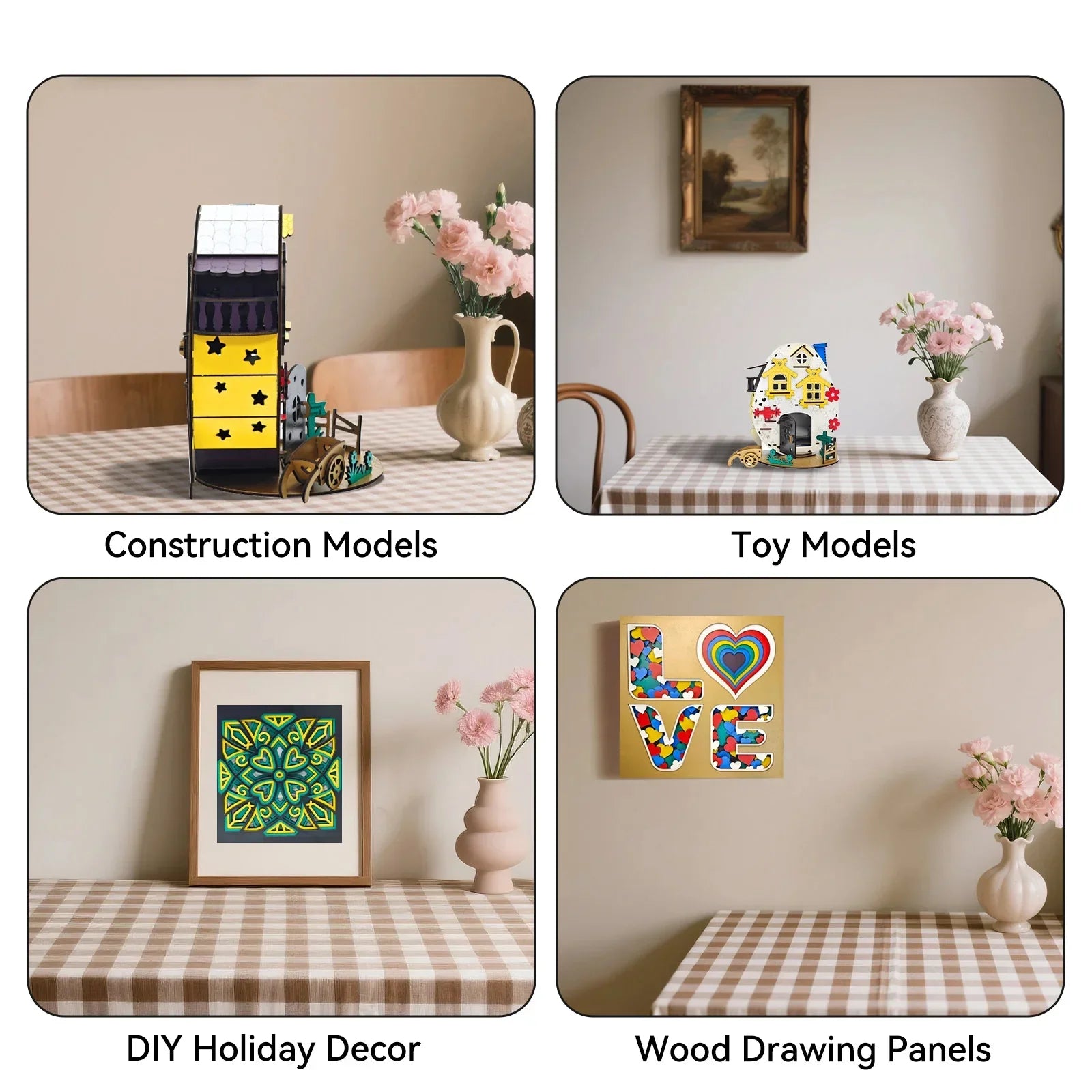 Decorative multi-color film for engraving projects