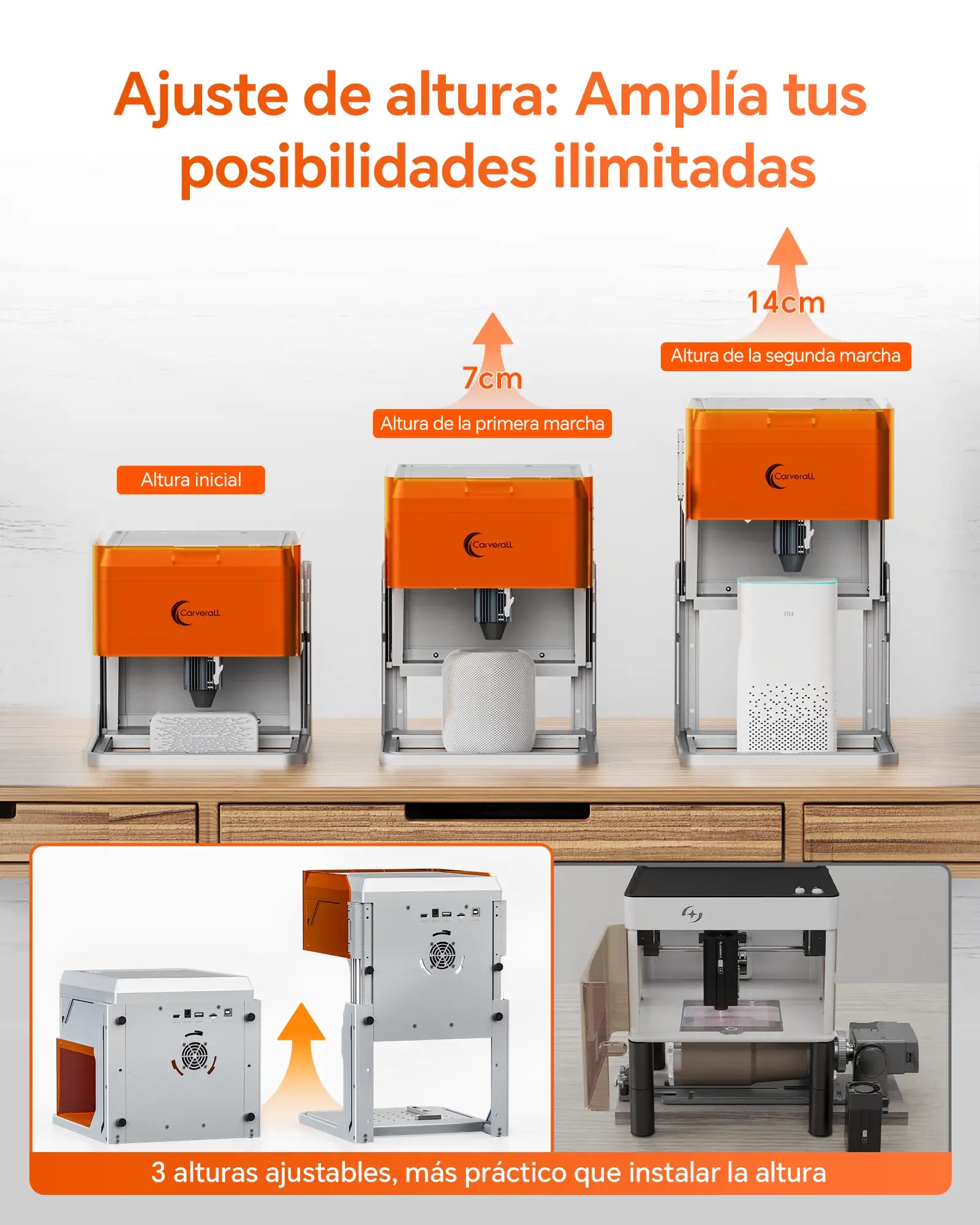 Carverall A1Pro Mini Laser Engraver | Portable & Desktop | Dual Laser Options